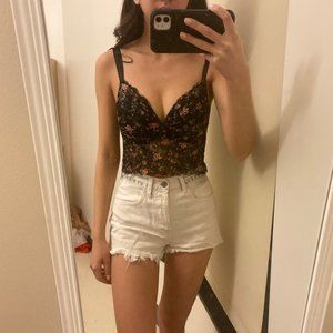 Gap Love Floral Lace Bralette Top